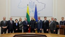 Saulius Skvernelis Kyjive susitiko su Ukrainos premjeru Denysu &Scaron;myhaliu