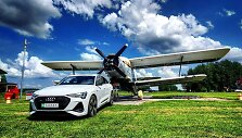 &bdquo;Audi e-tron Sportback&ldquo; Sasnavos aerodrome