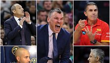 &Scaron;.Jasikevičius (viduryje) yra vienas i&scaron; Europos trenerių, kurie yra arti NBA trenerio posto.