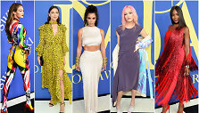 Gigi Hadid, Irina Shayk, Kim Kardashian, Bria Vinaitė ir Naomi Campbell