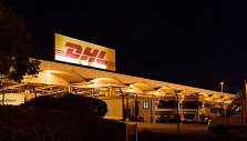 DHL logistikos centro Birmingeme vaizdai