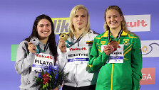 Benedetta Pilato, Rūta Meilutytė ir Lara van Niekerk