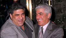 Serialo &bdquo;Sopranai: mafijos kronika&ldquo; aktoriai Vincentas Pastore ir Frankas Vincentas (2004 m.)
