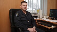 Kauno apskrities prie&scaron;gaisrinės gelbėjimo valdybos Kėdainių prie&scaron;gaisrinės gelbėjimo tarnybos Pirmosios pamainos vadas, vidaus tarnybos vyresnysis leitenantas Arūnas Dauk&scaron;a