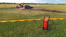 Kyvi&scaron;kių aerodrome nukrito sportinis lėktuvas