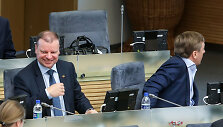 Saulius Skvernelis ir Ramūnas Karbauskis