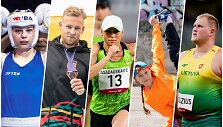 Gabrielė Stonkutė, Artūras Seja, Laura Asadauskaitė, Dominika Banevič ir Andrius Gudžius