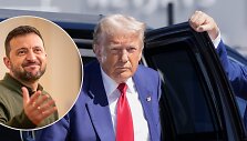 Volodymyras Zelenskis ir Donaldas Trumpas