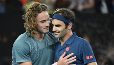 Stefanos Tsitsipas ir Rogeris Federeris