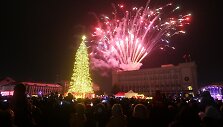 Eglės įžiebimo &scaron;ventė Marijampolėje