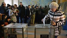 Pseudorinkimai Donecke, Ukrainoje. 