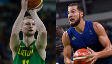 Domantas Sabonis ir Joffrey Lauvergne