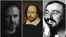 Oskaras Kor&scaron;unovas, Williamas Shakespeare'as, Luciano Pavarotti