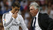 Cristiano Ronaldo ir Carlo Ancelotti