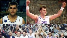 Arvydas Sabonis 1995 metais su Madrido &bdquo;Real&ldquo; triumfavo Eurolygoje.