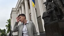 Nadija Savčenko Ukrainos Auk&scaron;čiausioje Radoje