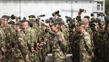 Rukloje vyko NATO prie&scaron;akinių pajėgų bataliono kovinės grupės rotacijų ir vadovybės pasikeitimo ceremonija