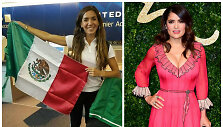 Salma Hayek ir jos pusseserė Yvonne Trevino Hayek