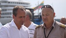 &Scaron;iaurės rage i&scaron;kilo unikalus bendrovės &bdquo;Smiltynės perkėla&ldquo; terminalas su apžvalgos aik&scaron;tele