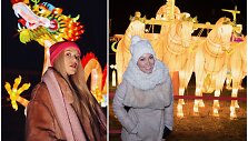 Monika Pundziūtė-Monique ir Karina Krysko &scaron;viesos festivalyje &bdquo;Didieji Kinijos žibintai&ldquo;