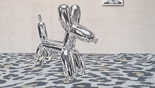 Latvijos menininkė Ieva Iltnere &bdquo;Balloon Dog and Mick Jagger&ldquo;