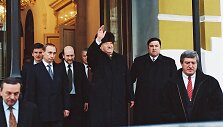 Vladimiras Putinas ir Borisas Jelcinas