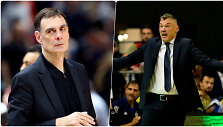Georgios Bartzokas ir &Scaron;arūnas Jasikevičius