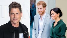 Robas Lowe'as, princas Harry ir Meghan Markle