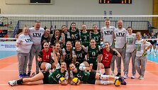 Lietuvos merginų tinklinio rinktinė.
