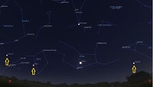 Žvaigždynai Lietuvos danguje birzelio 15 d. vidurnaktį