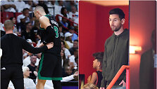 Kristapas Porzingis patyrė traumą Lionelio Messi akivaizdoje