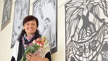 Klaipėdoje apsistojusi Natalija Didenko pristato savo kūrybą.