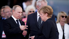 Vladimiras Putinas ir Angela Merkel