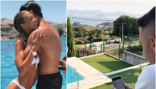 A.Morata (kairėje) su žmona ir I.Aspas yra nukentėję nuo vagių. 