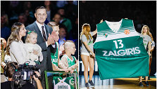 Pauliaus Jankūno mar&scaron;kinėliai i&scaron;kelti į &bdquo;Žalgirio&ldquo; arenos palubes