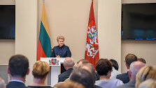 Dalios Grybauskaitės susitikimas su Lietuvos ambasadoriais