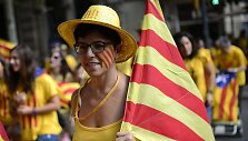 Nacionalinė Katalonijos dienos minėjimas Barselonoje 