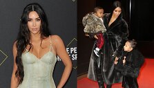 Kim Kardashian su vaikais North ir Saintu