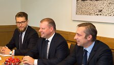 Premjeras S. Skvernelis susitiko su Panevėžio miesto savivaldybės atstovais