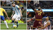 Lionelis Messi ir LeBronas Jamesas