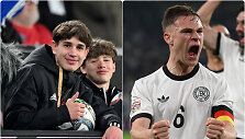 Kamuolį Joshua Kimmichui greitai padavęs paauglys (kairėje) i&scaron;garsėjo