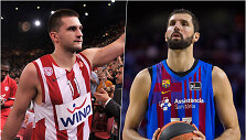 Linas Kleiza ir Nikola Mirotičius