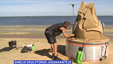 Smėlio skulptūros  Juodkrantėje