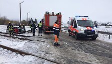 Traukinio ir automobilio &bdquo;Toyota&ldquo; avarija netoli Kai&scaron;iadorių