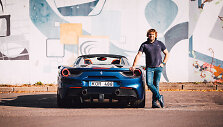 &bdquo;Ferrari 488 Spider&ldquo; ir Benediktas Vanagas