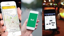 &bdquo;Uber&ldquo;, &bdquo;Bolt&ldquo;, &bdquo;eTaksi&ldquo; koliažas