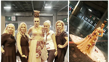 Akvilė Žirgulytė su komanda &bdquo;Omc hair world Paris 2017&ldquo; konkurse