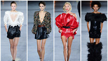 &bdquo;Saint Laurent&ldquo; 2018 m. pavasario ir vasaros kolekcijos modelis