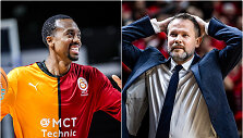 Stambulo &bdquo;Galatasaray&ldquo; gynėjas Errickas McCollumas ir Giedrius Žibėnas