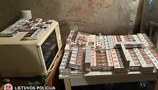 Aptiktos kontrabandinės cigaretės